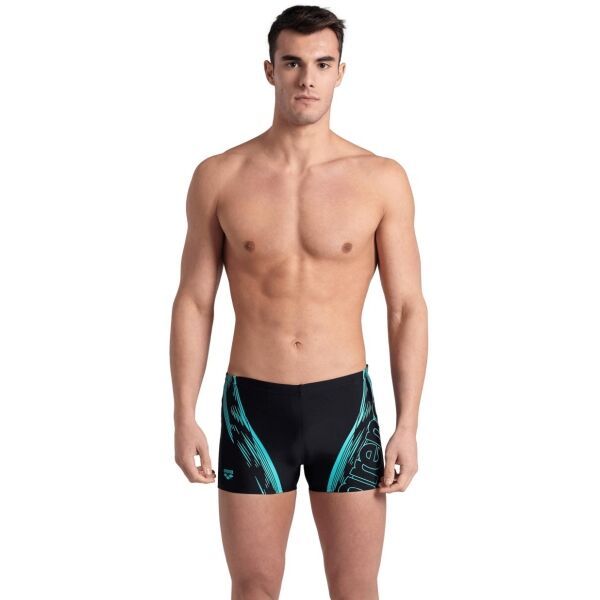 Arena Arena SWIM SHORT GRAPHIC Muške kupaće gaće, crna, veličina
