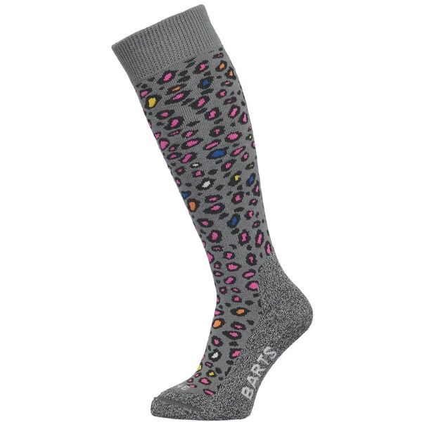 BARTS BARTS SKISOCK ANIMAL PRINT KIDS Skijaške čarape, siva, veličina