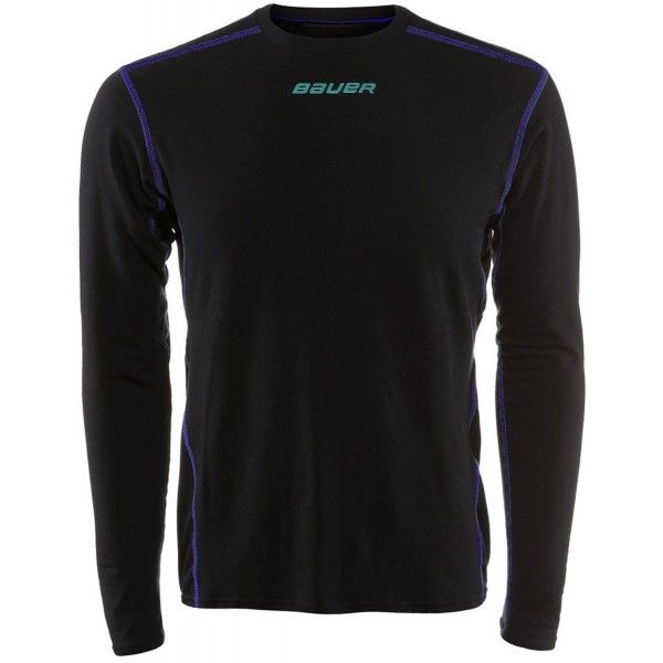 Bauer Bauer BASICS BL LS TOP S-17 YTH Dječja majica za hokej, crna, veličina