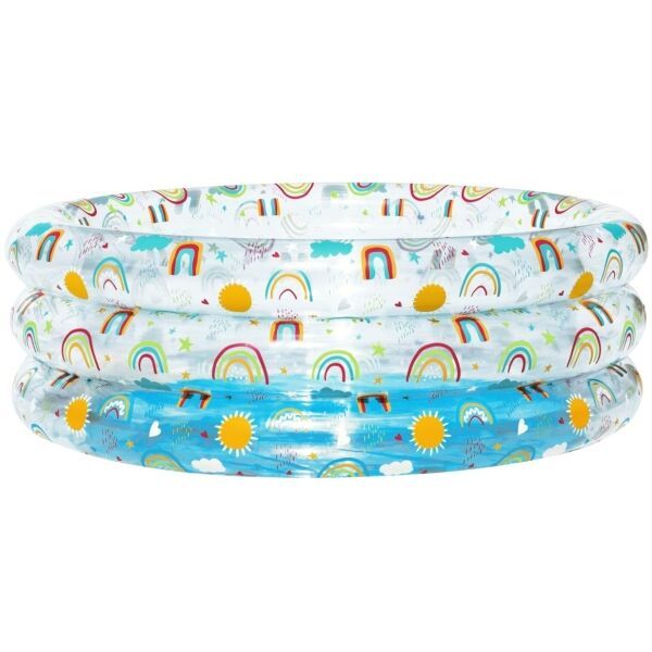 Bestway Bestway RAINBOW SPLASH PLAY POOL Bazen na napuhavanje, transparentan, veličina