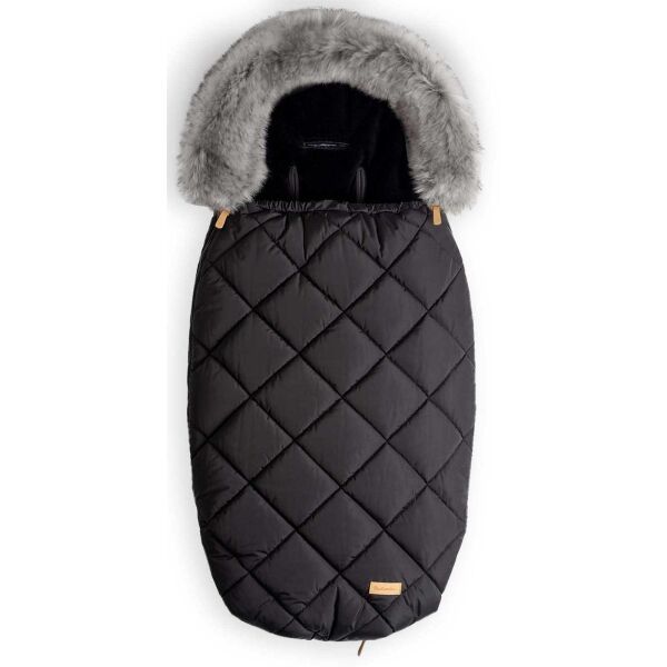 BEZTROSKA BEZTROSKA FUR BAG 100 cm Vreća za spavanje za kolica, crna, veličina