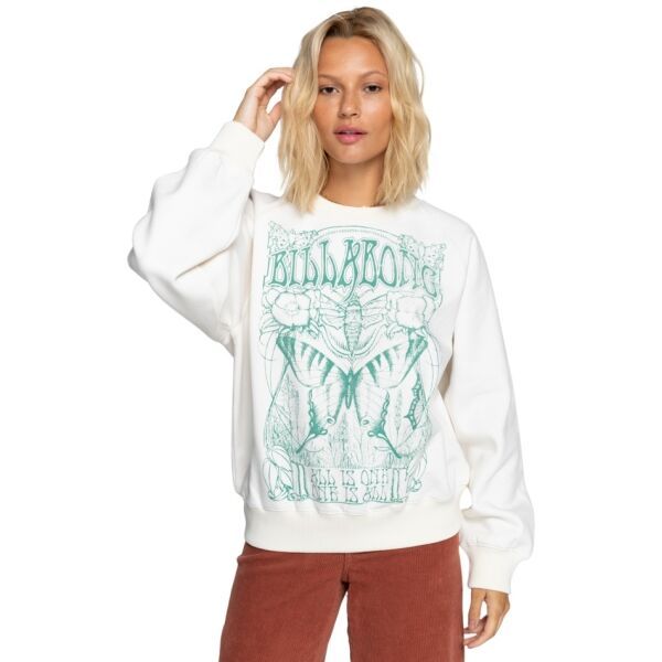 Billabong Billabong ALL IS ONE CREW Ženska dukserica, bijela, veličina