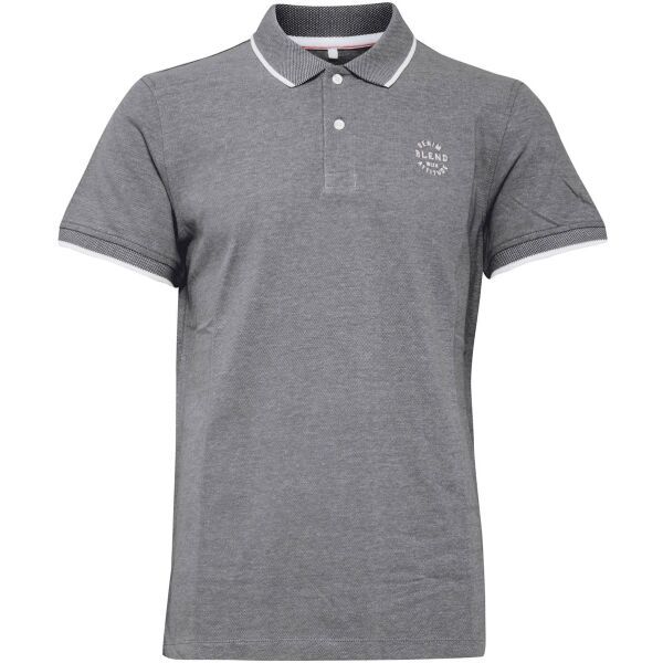 BLEND BLEND POLO SHIRT Muška polo majica, tamno siva, veličina