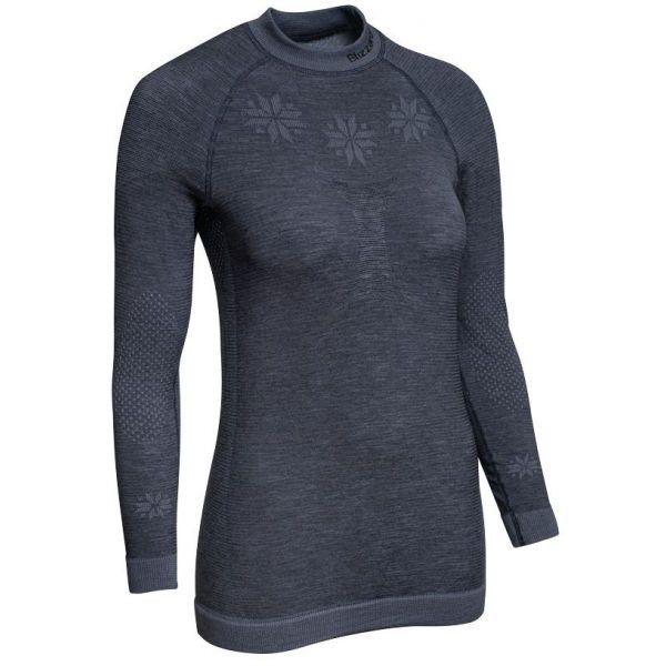 Blizzard Blizzard VIVA LONG SLEEVE WOOL Ženska funkcionalna merino majica, tamno siva, veličina
