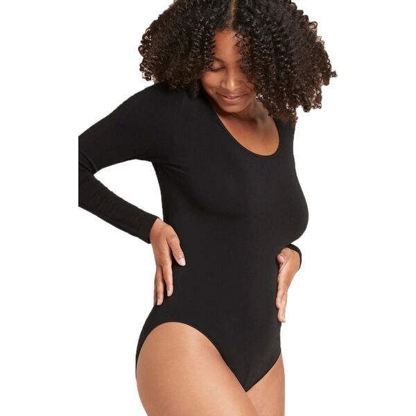 BOODY BOODY LONG SLEEVE BODYSUIT Ženski bodi, crna, veličina