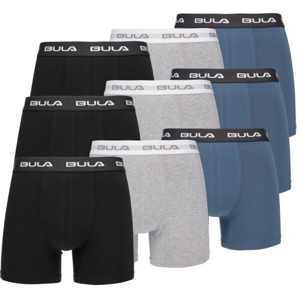 Bula Bula 9 PK BOXER Muške bokserice, crna, veličina