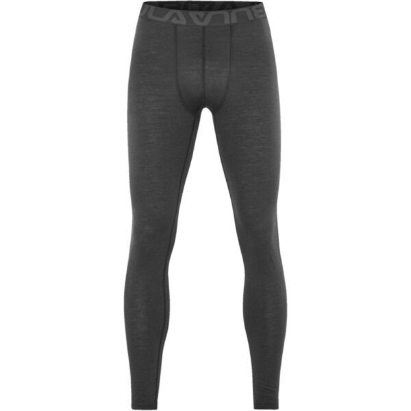 Bula Bula MERINO WOOL PANTS Muške Merino donje hlače, tamno siva, veličina