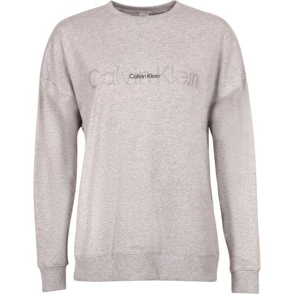 Calvin Klein Calvin Klein EMBOSSED ICON LOUNGE-L/S SWEATSHIRT Ženska majica, siva, veličina