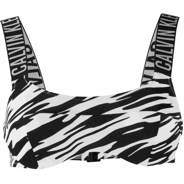 Calvin Klein Calvin Klein INTENSE POWER-BRALETTE-UW-PRINT Ženski gornji dio kupaćeg kostima, crna, veličina