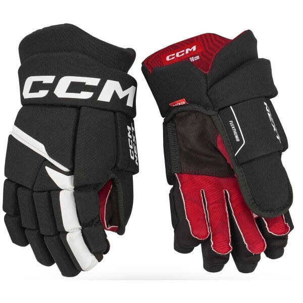 CCM CCM HG NEXT JR Rukavice za hokej, crna, veličina