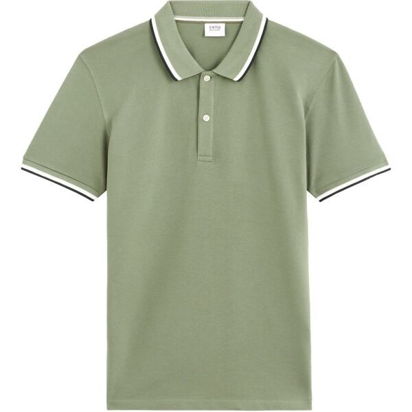 CELIO CELIO DECOLRAYEB Muška polo majica, khaki, veličina