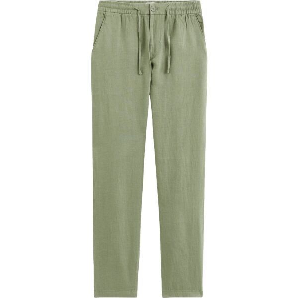 CELIO CELIO DOLINUS Muške lanene hlače, khaki, veličina
