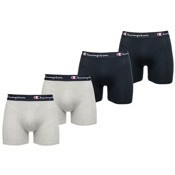 Champion Champion LEGACY 4PK Muške bokserice, siva, veličina