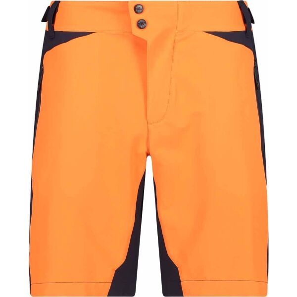 CMP CMP FREE BIKE BERMUDA WITH INNER MESH UNDERWEAR Muške kratke hlače za biciklizam, narančasta, veličina