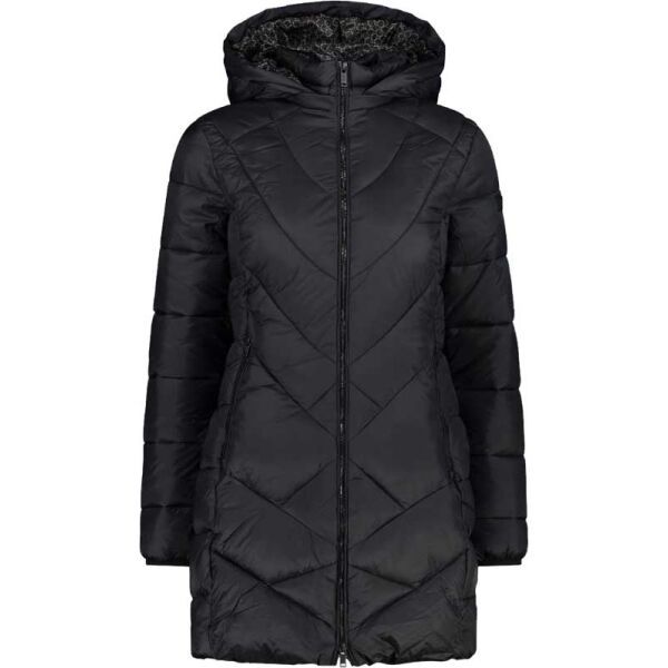 CMP CMP WOMAN PARKA SNAPS HOOD Ženska parka, crna, veličina