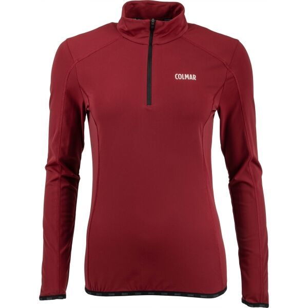 Colmar Colmar LADIES SWEATSHIRT Ženska majica s kratkim zatvaračem, boja vina, veličina