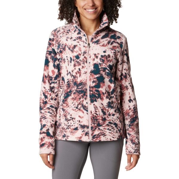 Columbia Columbia FAST TREK PRINTED JACKET Ženska dukserica, ružičasta, veličina