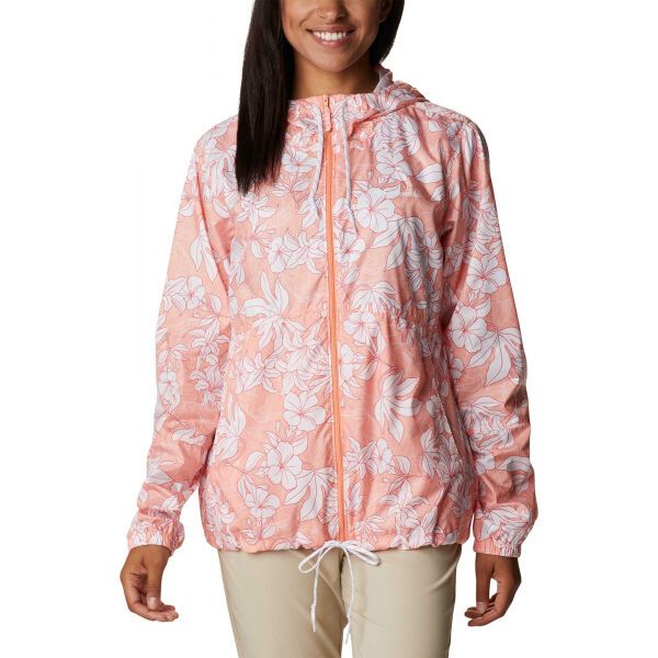 Columbia Columbia FLASH FORWARD PRINTED WINDBREAKER Ženska vjetrovka, boja lososa, veličina