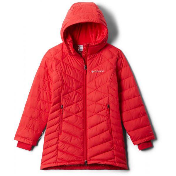Columbia Columbia G HEAVENLY LONG JACKET Jakna za djevojčice, crvena, veličina