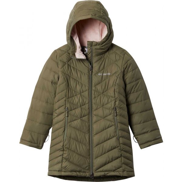 Columbia Columbia G HEAVENLY LONG JACKET Jakna za djevojčice, khaki, veličina