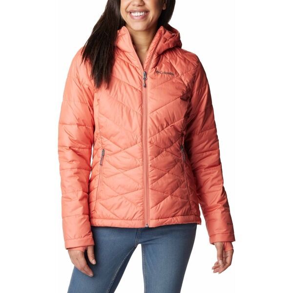 Columbia Columbia HEAVENLY HOODED JACKET Ženska zimska jakna, boja lososa, veličina