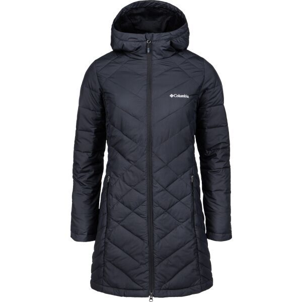 Columbia Columbia HEAVENLY HOODED LONG JACKET Ženska dugačka jakna, crna, veličina