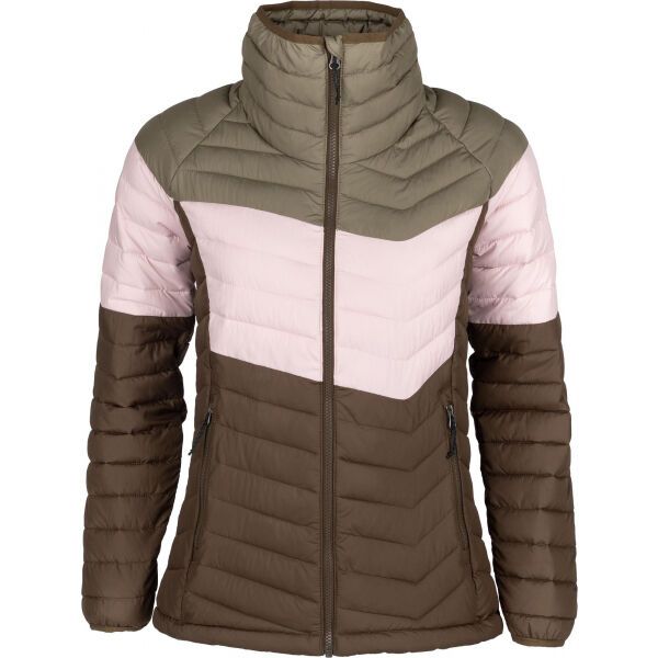Columbia Columbia POWDER LITE BLOCKED JACKET Ženska jakna, smeđa, veličina