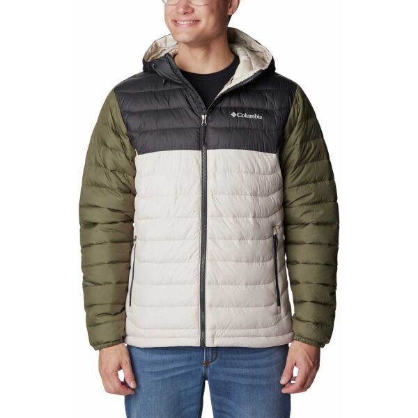 Columbia Columbia POWDER LITE HOODED JACKET Muška jakna, bež, veličina