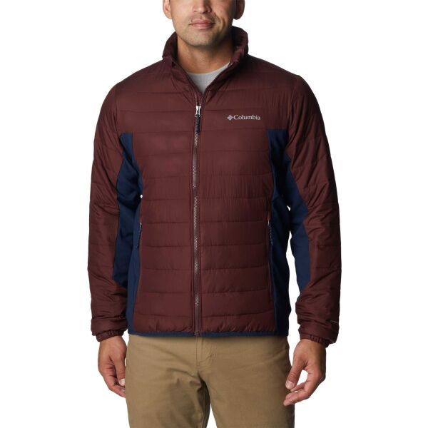 Columbia Columbia POWDER LITE HYBRID JACKET Muška jakna, boja vina, veličina
