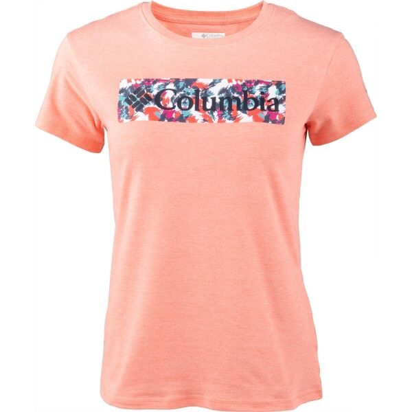 Columbia Columbia SUN TREK SS GRAPHIC TEE Ženska majica, boja lososa, veličina