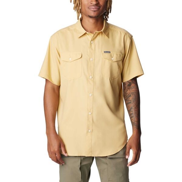 Columbia Columbia UNTILIZER™ II SOLID SHORT SLEEVE SHIRT Muška košulja, bež, veličina