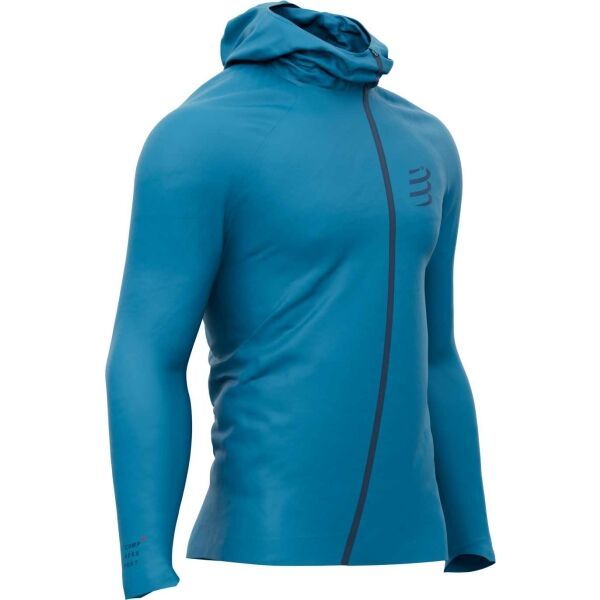 Compressport Compressport HURRICANE WATERPROOF 10/10 JACKET Muška jakna za trčanje, svjetlo plava, veličina