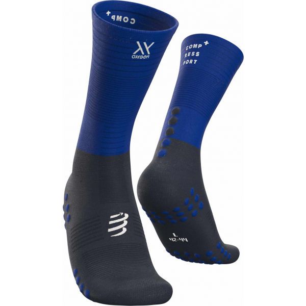 Compressport Compressport MID COMPRESSION SOCKS Čarape za trčanje, plava, veličina