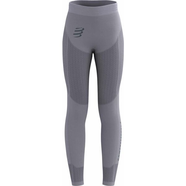 Compressport Compressport ON/OFF TIGHTS W Žensko termo čarape, siva, veličina