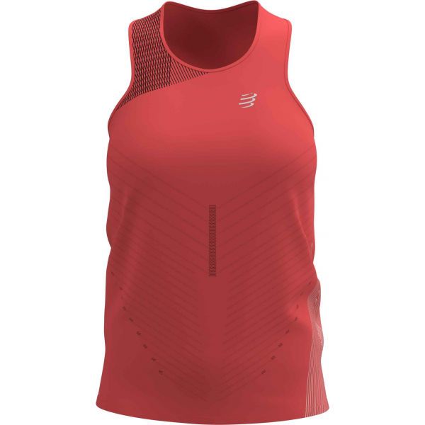 Compressport Compressport PERFORMANCE SINGLET W Dámské běžecké tílko, boja lososa, veličina