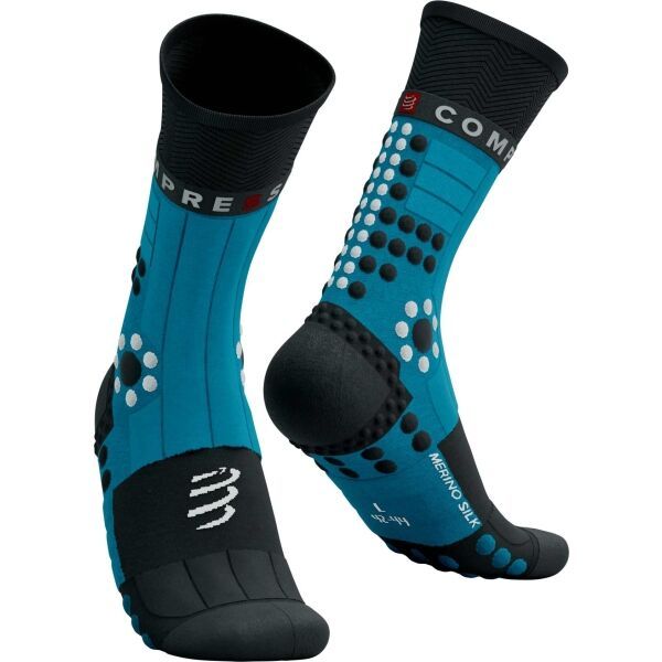 Compressport Compressport PRO RACING SOCKS WINTER TRAIL Sportske čarape za trčanje, plava, veličina