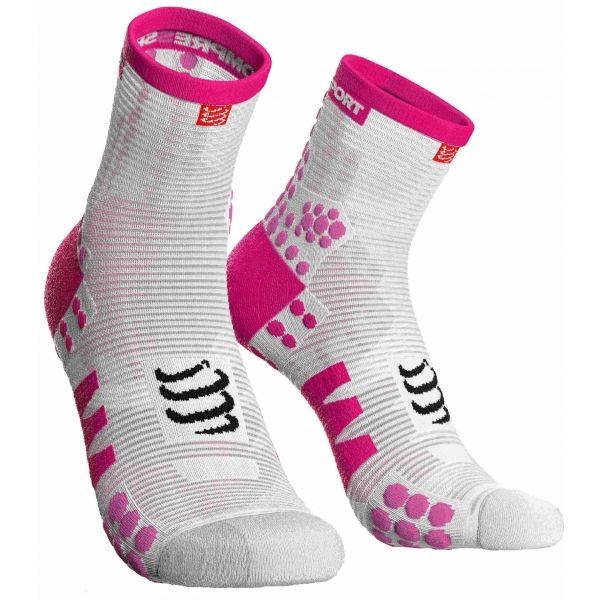 Compressport Compressport RACE V3.0 RUN HI Čarape za trčanje, bijela, veličina