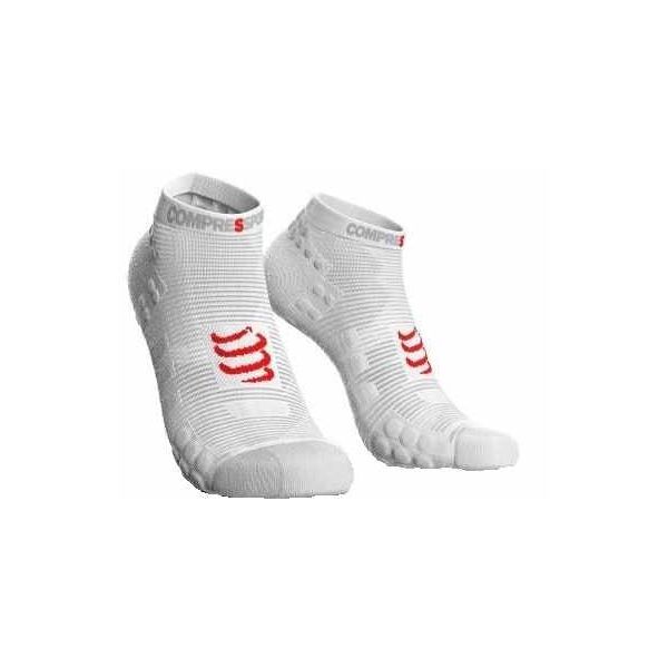 Compressport Compressport RACE V3.0 RUN LO Čarape za trčanje, bijela, veličina