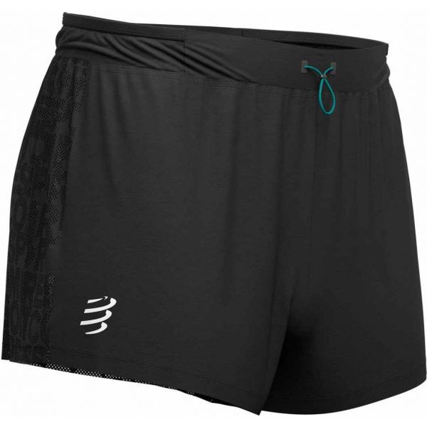 Compressport Compressport RACING SPLIT SHORT Muške kratke hlače za trčanje, crna, veličina