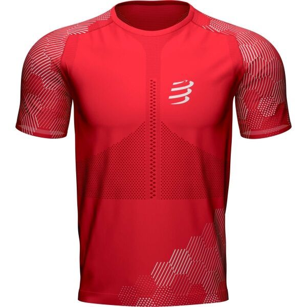 Compressport Compressport RACING SS TSHIRT M Pánské běžecké triko, crvena, veličina