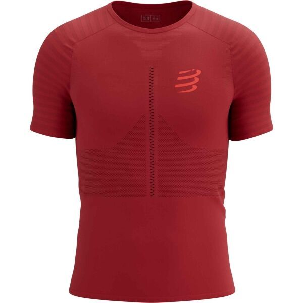 Compressport Compressport RACING SS TSHIRT M Pánské běžecké triko, crvena, veličina