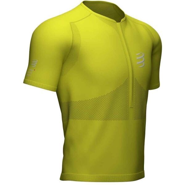 Compressport Compressport TRAIL HALF-ZIP FITTED SS TOP Muški dres za trčanje, žuta, veličina