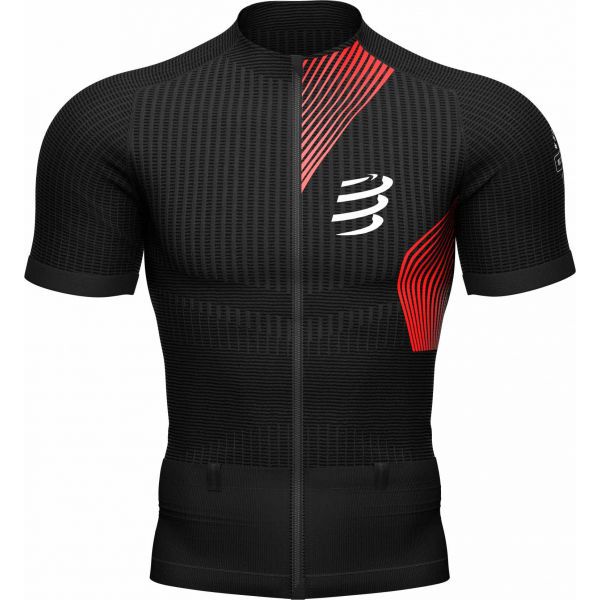 Compressport Compressport TRAIL POSTURAL SS TOP Muški nogometni dres, crna, veličina