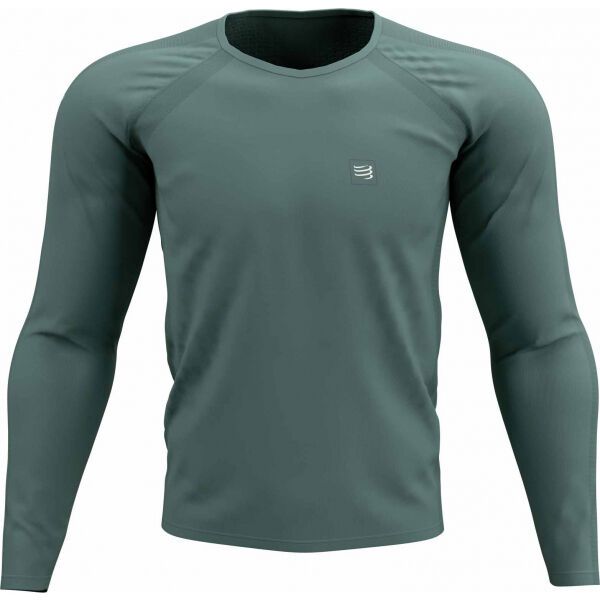 Compressport Compressport TRAINING TSHIRT LS Muška majica za trening dugih rukava, zelena, veličina