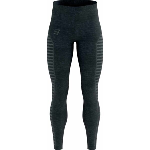 Compressport Compressport WINTER RUN LEGGING M Muške tople tajice za trčanje, crna, veličina