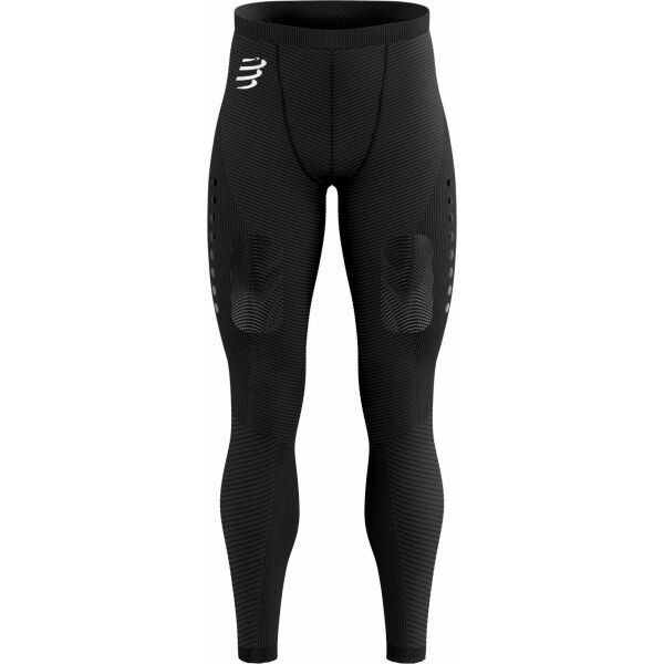 Compressport Compressport WINTER TRAIL UNDER CONTROL FULL TIGHTS M Muške termo kompresijske tajice za trčanje, crna, veličina