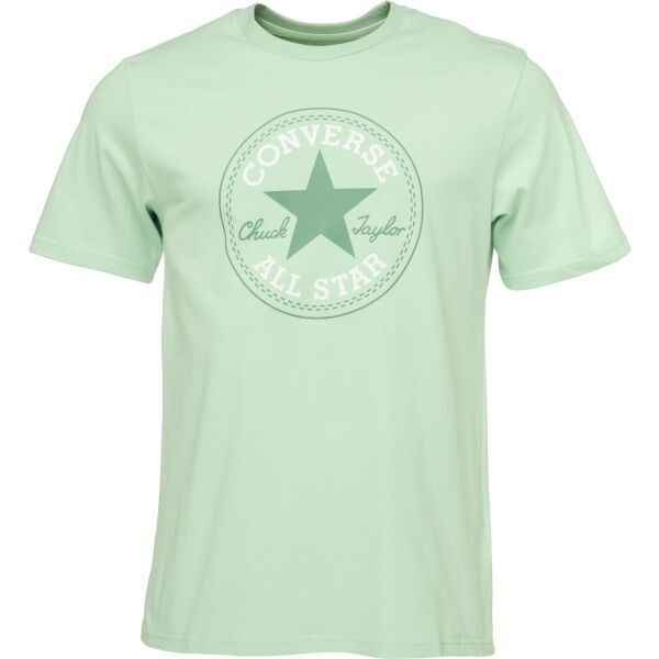 Converse Converse STANDARD FIT CENTER FRONT CHUCK PATCH CORE TEE Uniseks majica, svijetlo zelena, veličina
