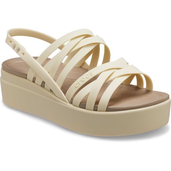 Crocs Crocs BROOKLYN STRAPPY LOWWDG Ženske sandale, bež, veličina 41/42