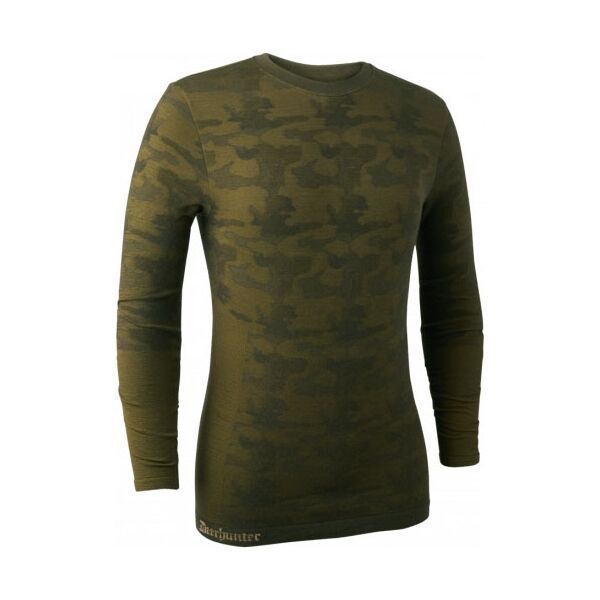 DEER HUNTER DEER HUNTER CAMOU WOOL Funkcionalna majica, khaki, veličina