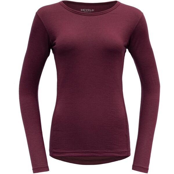 Devold Devold BREEZE MERINO 150 SHIRT Ženska majica, boja vina, veličina